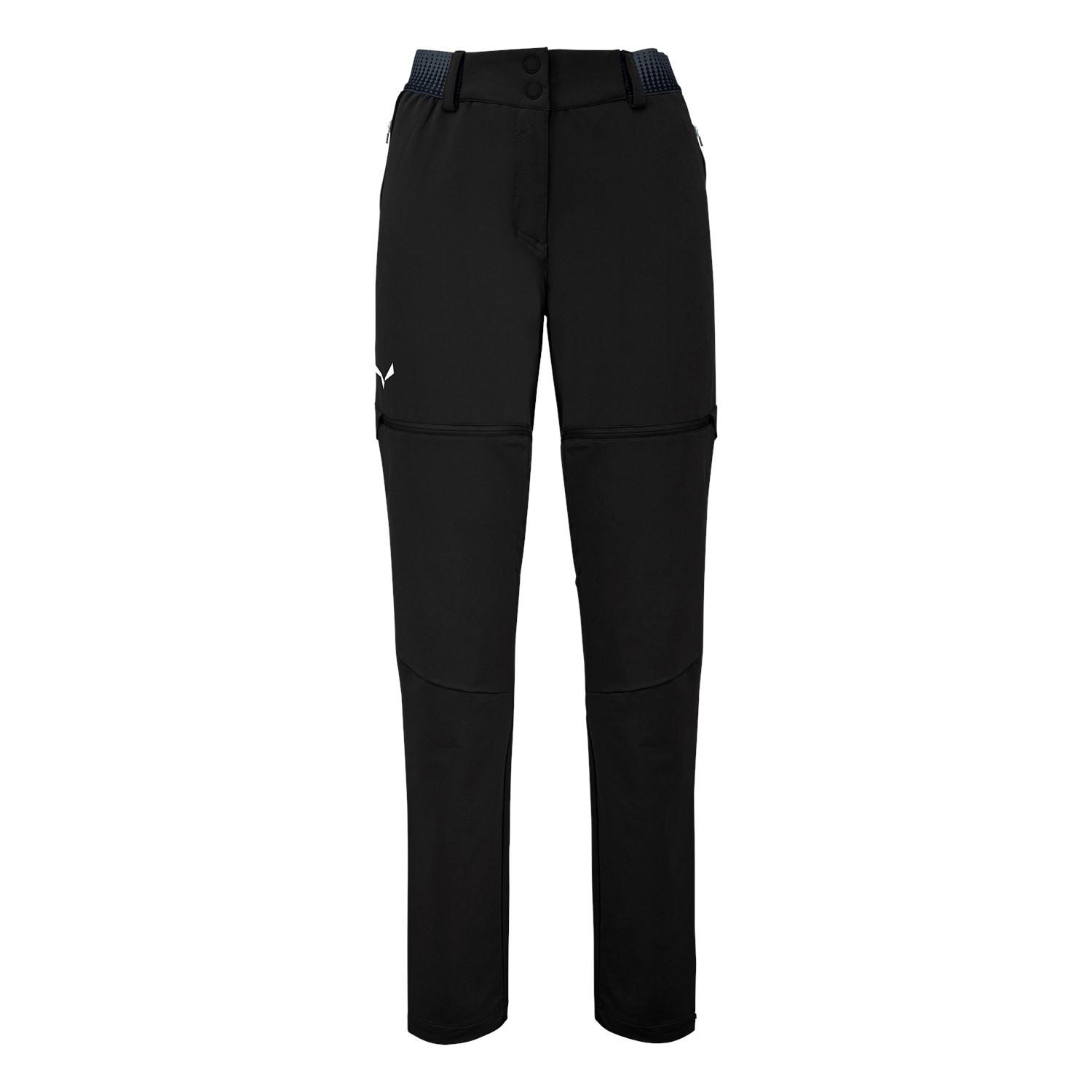 Pantalones Softshell Mujer Chile - Salewa Pedroc 2 Durastretch Zip Off - Negras - GAFY-74325